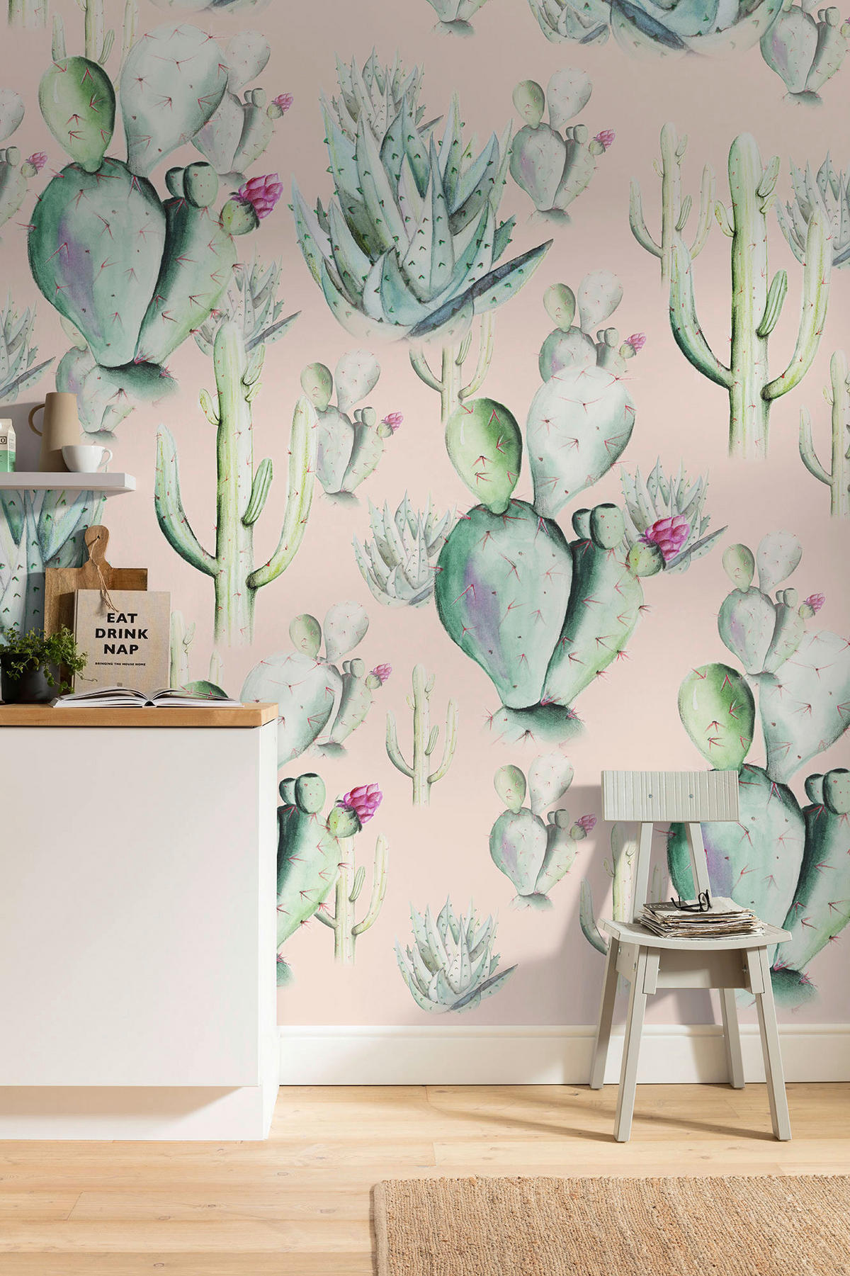 Komar Fototapete Cactus Rose B/L: ca. 200x250 cm Cactus Rose - (200,00/250,00cm) - Komar