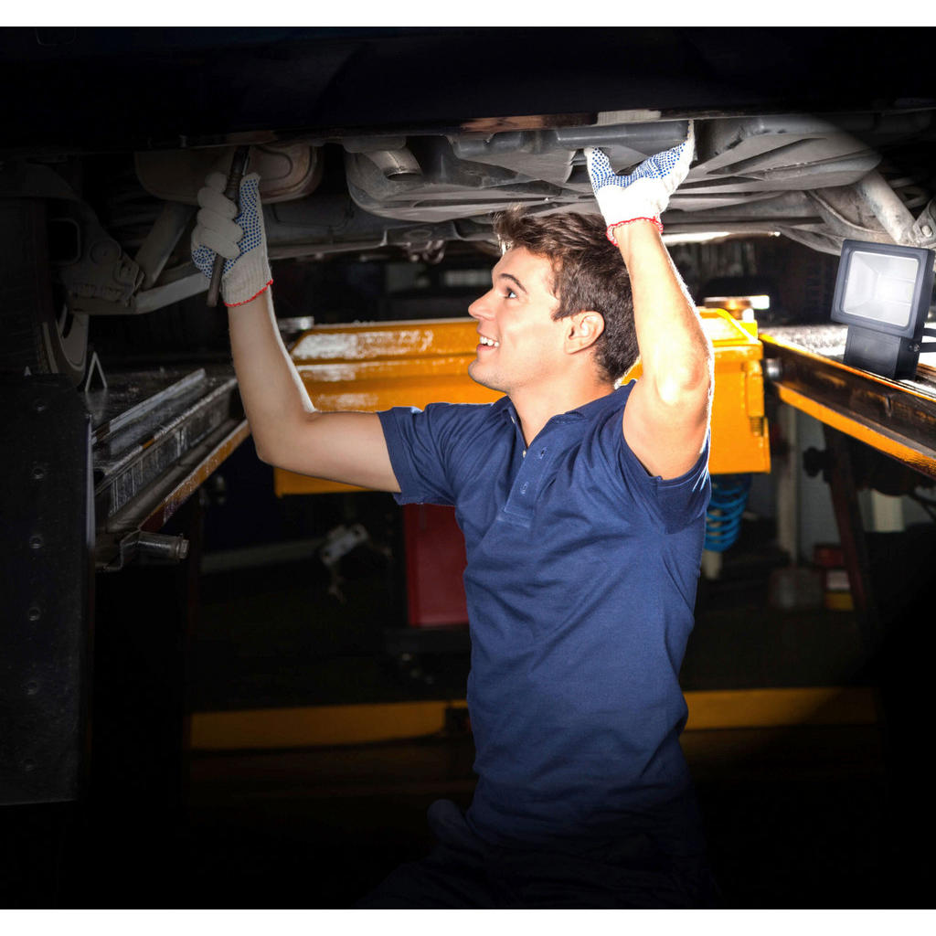 Thumbnail - LED-Außenleuchte schwarz B/H/T: ca. 5x18x13 cm