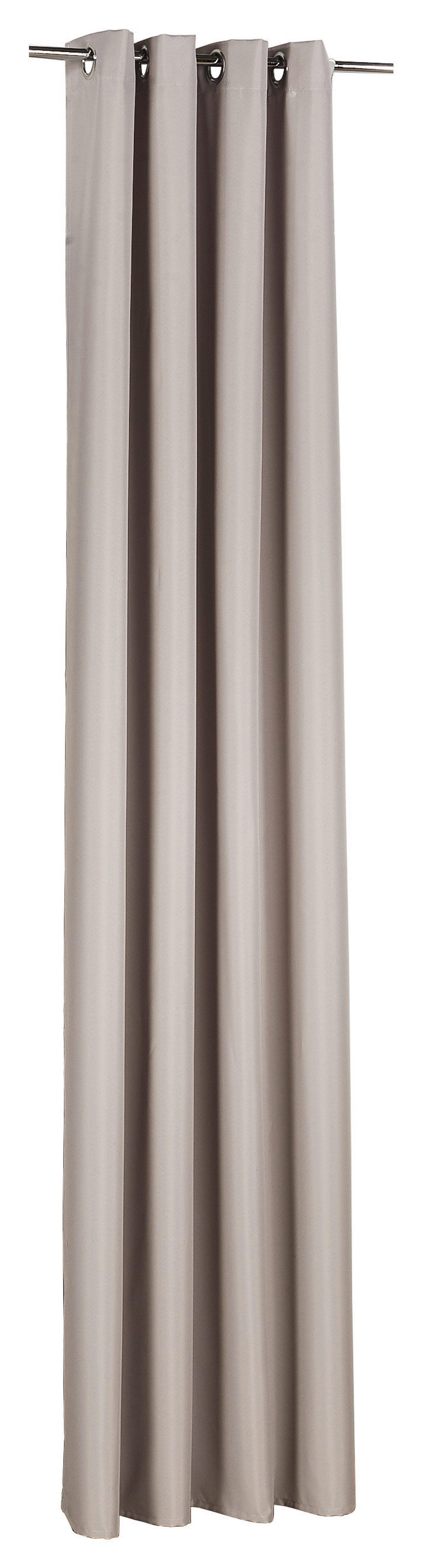 Ösenvorhang Sorrento silber B/L: ca. 140x245 cm Sorrento - silber (140,00/245,00cm) - POCOline