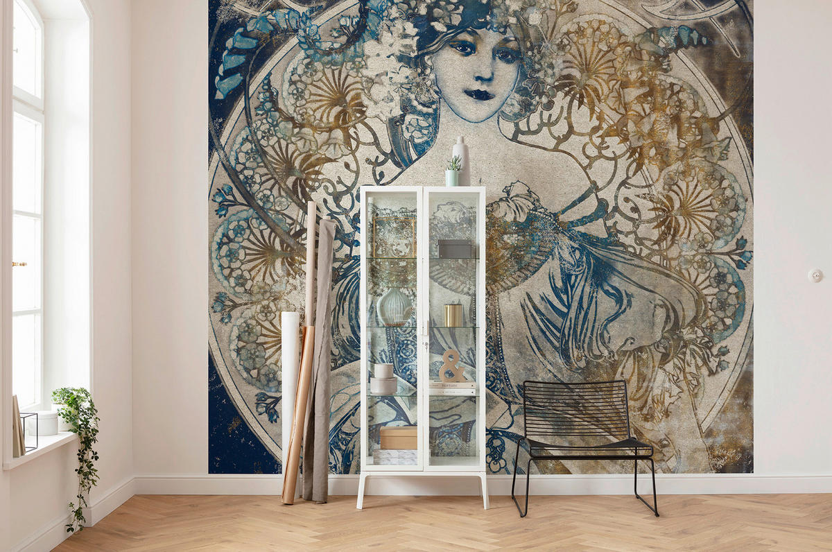 Komar Fototapete Porcelaine B/L: ca. 300x280 cm Porcelaine - (300,00/280,00cm) - Komar