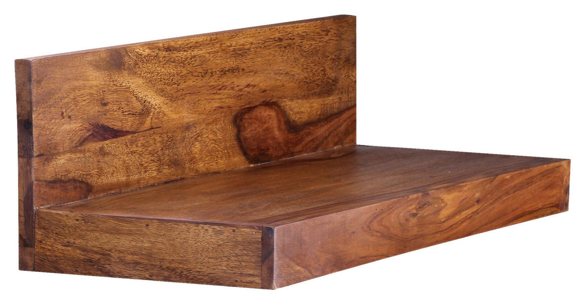 Wandregal natur B/H/T: ca. 60x17x23 cm Wandregal - natur (60,00/17,00/23,00cm) - Wohnling