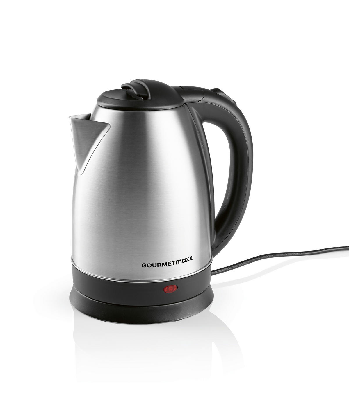 GOURMETmaxx Wasserkocher Wasserkocher - schwarz (20,50/17,00/23,50cm) - GOURMETmaxx