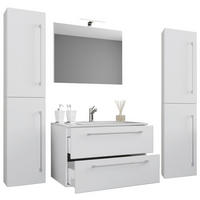 Waschplatz 5tlg-Badinos weiß B/H/T: ca. 60x50x46 cm 5tlg-Badinos - weiß (60,00/50,00/46,00cm) - VCM Möbel
