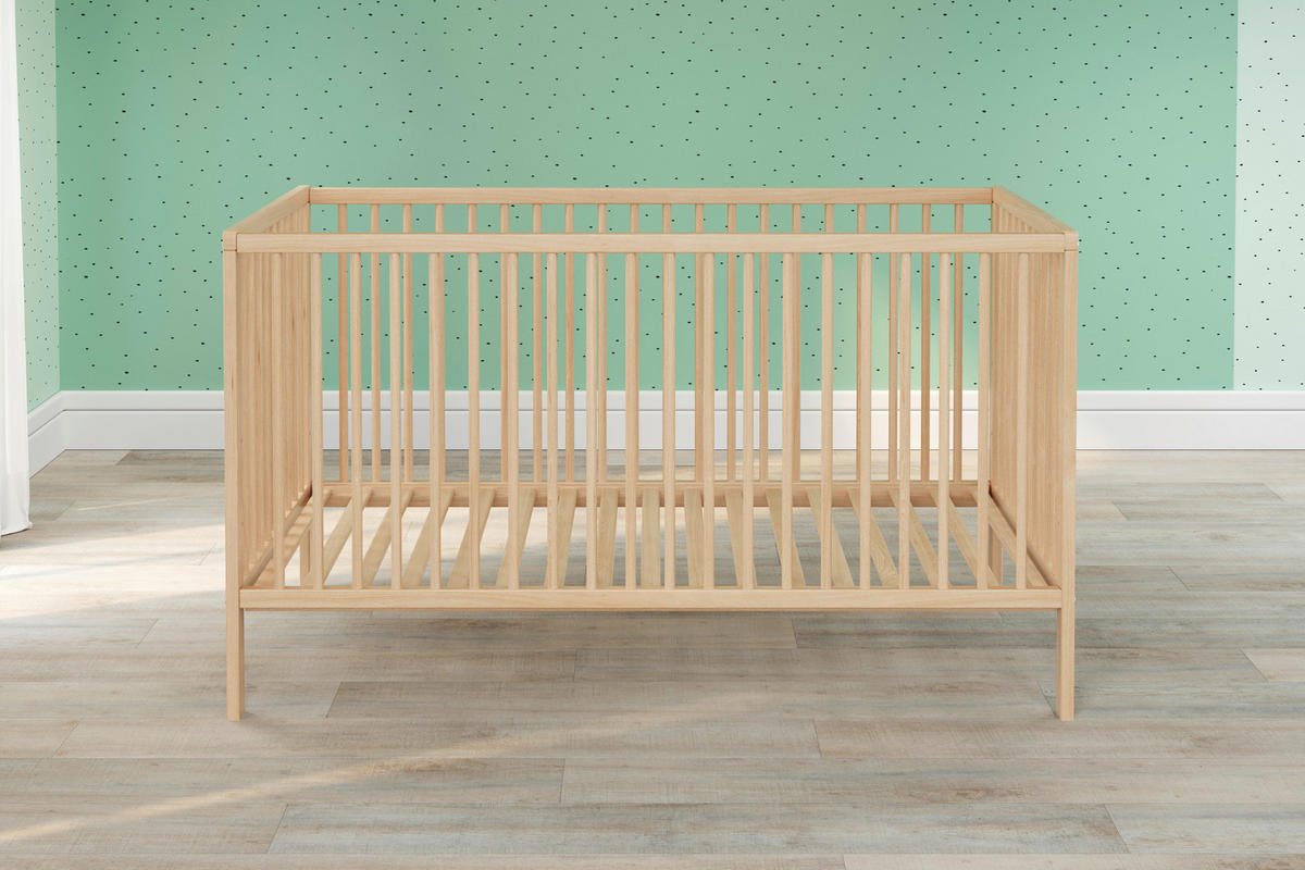 Babybett buche B/H/T: ca. 144x84x78 cm Liegefläche B/L: ca. 70x140 cm Universal_Babybett 1101-620-C3 - buche (144,00/84,00/78,00cm)