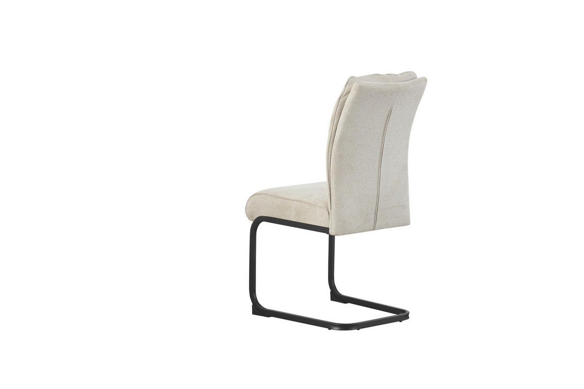 Schwingstuhl FRIEDA, 2er Set creme schwarz B/H/T: ca. 47x94x61 cm FRIEDA, 2er Set - creme/schwarz (47,00/94,00/61,00cm) - xonox.home