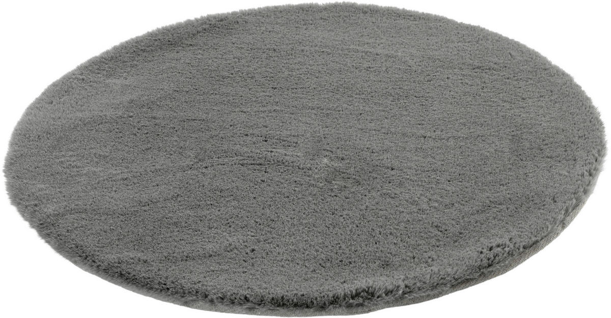 Teppich Softy grau D: ca. 80 cm Softy - grau (80,00cm)