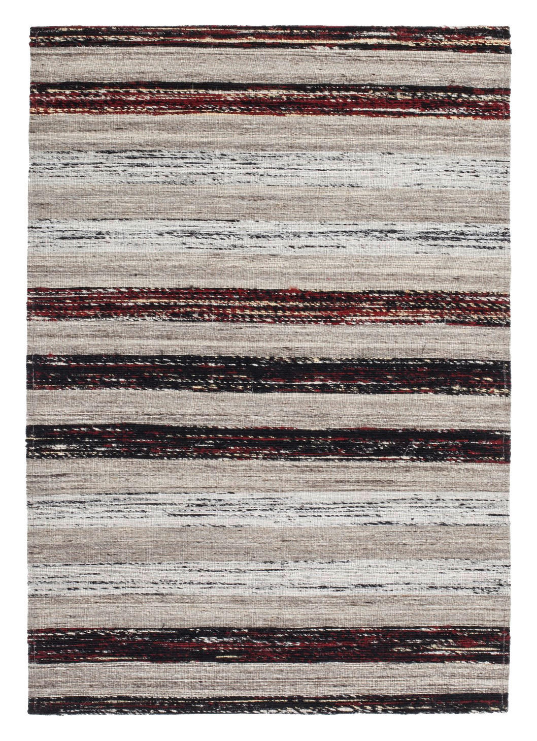 Kayoom Kurzflorteppich Duarte 210 schwarz B/L: ca. 80x150 cm Duarte 210 - weiß/schwarz (80,00/150,00cm) - Kayoom