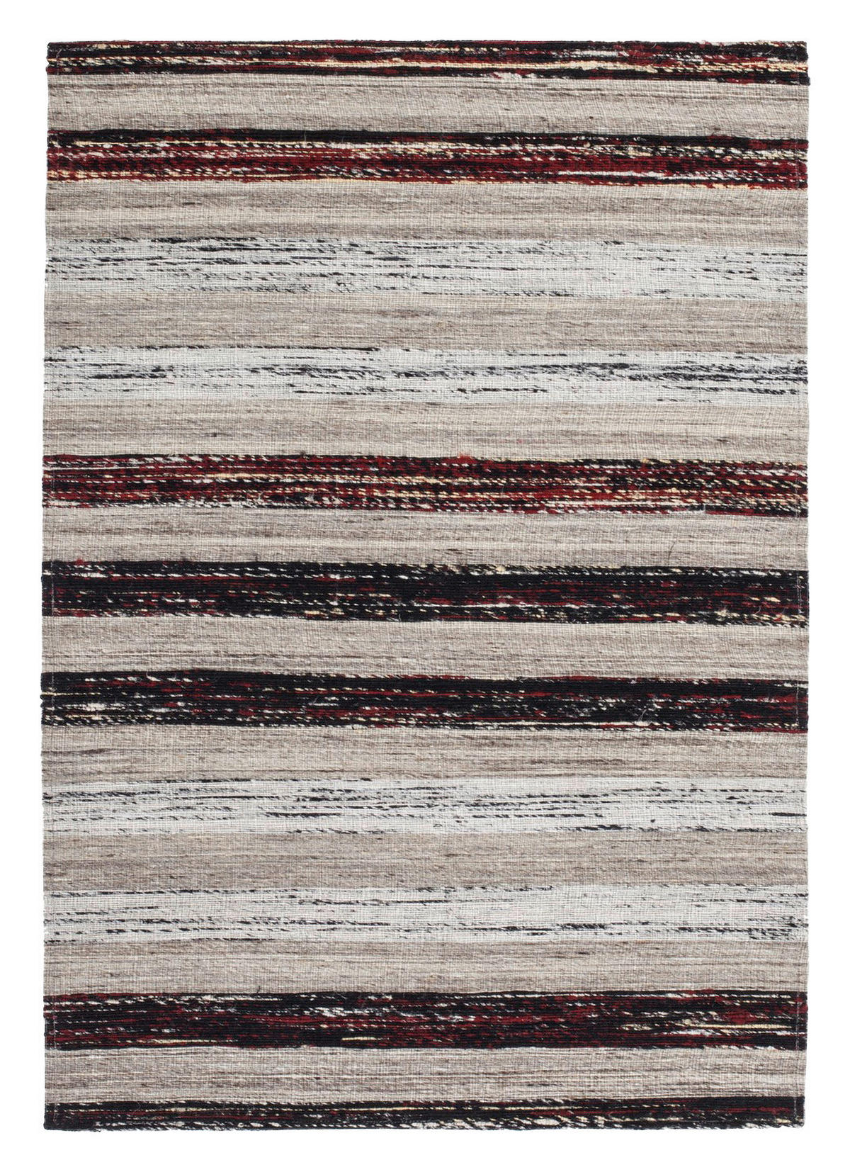 Kayoom Kurzflorteppich Duarte 210 schwarz B/L: ca. 80x150 cm Duarte 210 - weiß/schwarz (80,00/150,00cm) - Kayoom