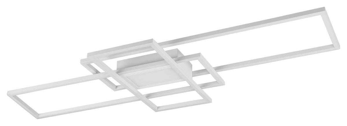 TRIO Deckenleuchte 620010431 weiß Metall B/H/L: ca. 42x6x105 cm LED-Deckenleuchte_Irvine - weiß (105,00/42,00/6,00cm) - Trio