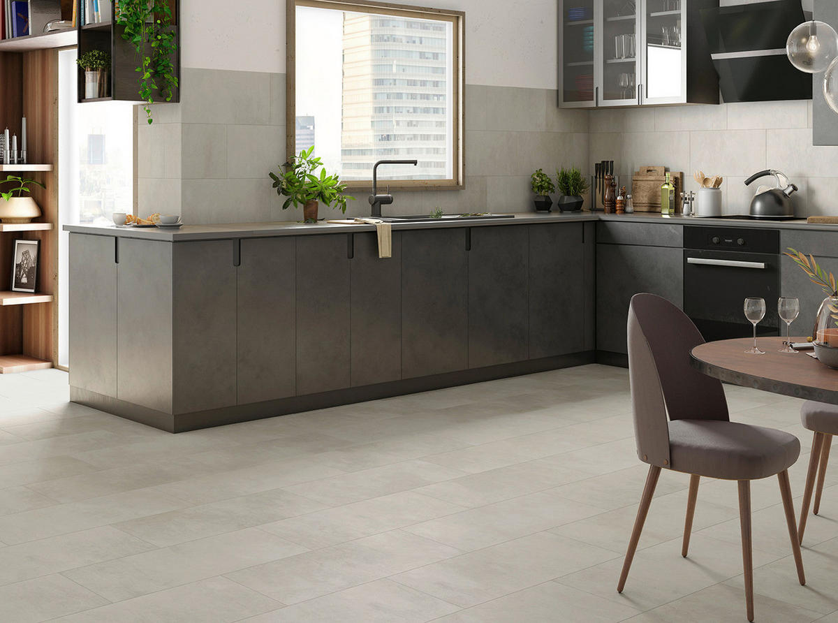Click-Vinylboden NEO Pro ca. 2,373 m² im Paket  B/L: ca. 31x63,8 cm pro Paket NEO Pro ca. 2,373 m² im Paket - grau (31,00/63,80cm)