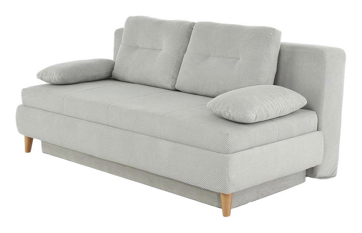 Dauerschlafsofa  hellbeige Maja_Dauerschlafsofa - hellbeige/buche (197,00/160,00cm)