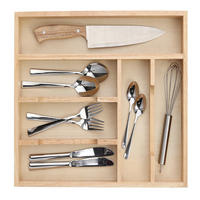 Zeller Besteckkasten natur B/H/L: ca. 43x6x34 cm Besteckkasten - natur (34,00/43,00/6,00cm) - Zeller