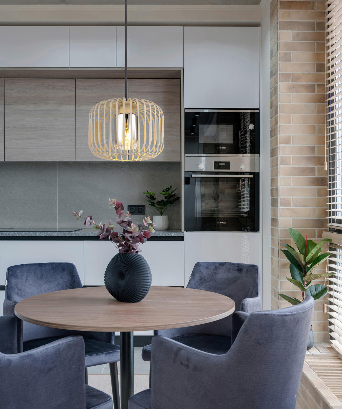 GLOBO Pendelleuchte Metall H/D: ca. 120x28 cm E27 1 Brennstellen Alfred - (28,00/120,00cm) - GLOBO