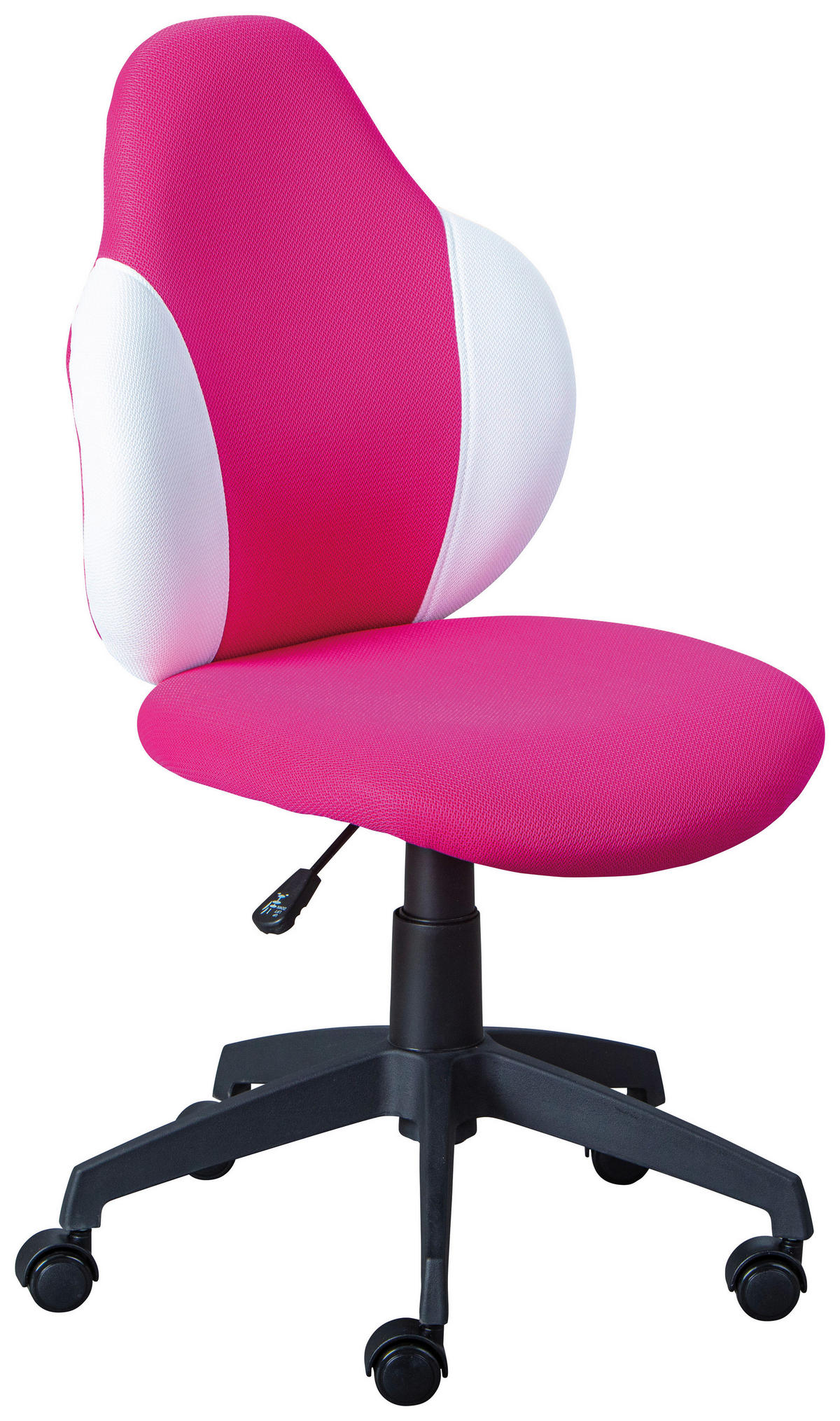 Drehstuhl Jessi himbeere weiß Jessi - weiß/himbeere (52,00/103,50/56,00cm) - Inter Link
