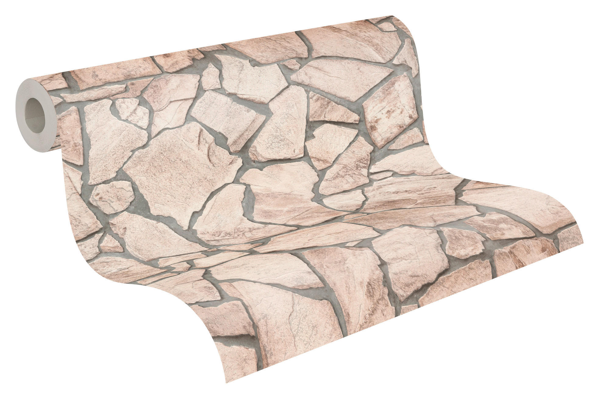 A.S.Création Vliestapete grau braun B/H/D: ca. 53x1005x9 cm Vliestapete - braun/grau (9,00/1005,00cm) - A.S.Creation