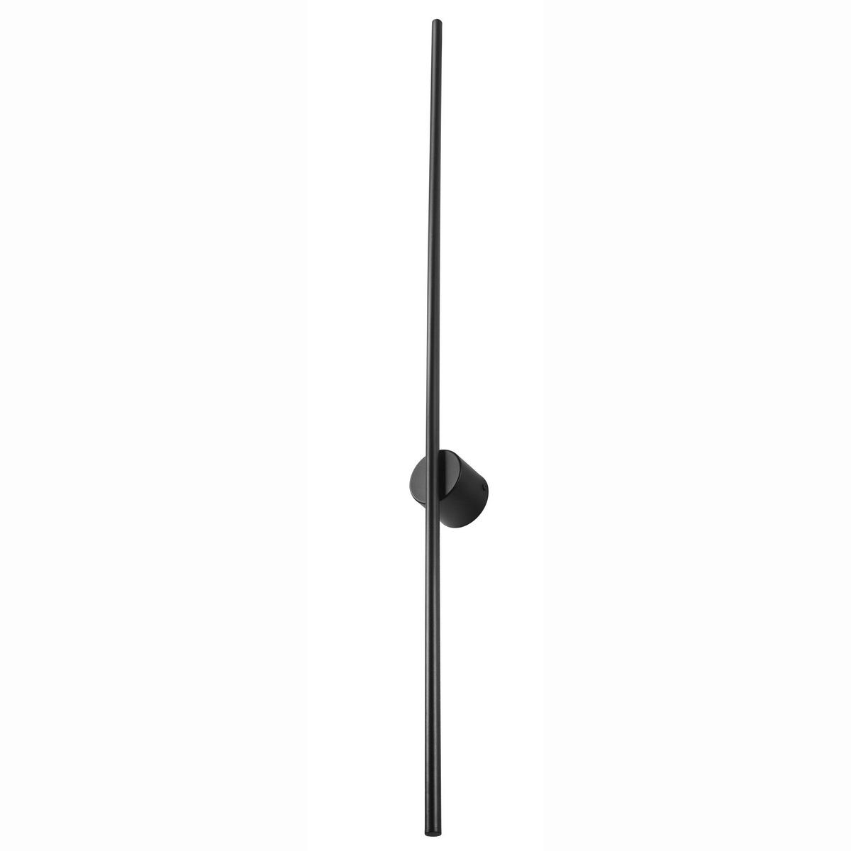 Lamkur LED-Wandleuchte LANA 47454 schwarz Metall H/L: ca. 120x7 cm 1 Brennstellen Lana - schwarz (7,00cm) - Lamkur