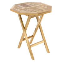 VCM Beistelltisch natur Holz H/D: ca. 75x60 cm Beistelltisch - natur (60,00/75,00cm) - VCM