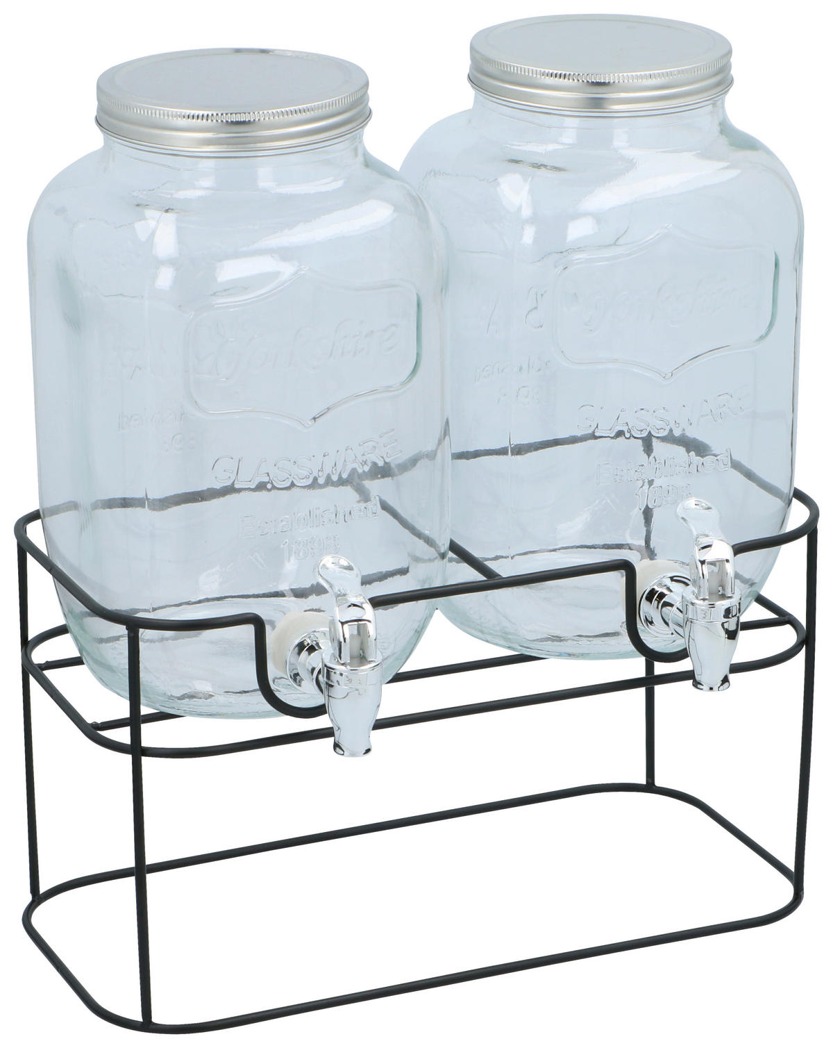 CUISINE ELEGANCE Getränkespender schwarz Glas B/H/L: ca. 17x32,5x33 cm Getränkespender - schwarz/transparent (33,00/17,00/32,50cm) - CUISINE ELEGANCE