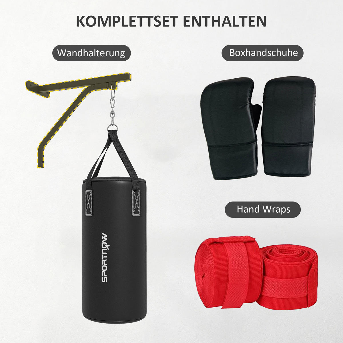 SPORTNOW Aufhängung für Sandsack schwarz Stahl B/H/L: ca. 30x90x30 cm Aufhängung für Sandsack - schwarz (30,00/30,00/90,00cm) - SPORTNOW