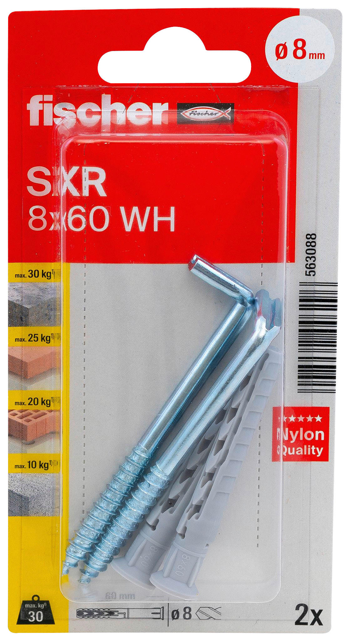 fischer Dübel- und Hakenset Dübel-/u.Winkelhakenset_fischer - fischer