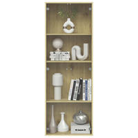 Vitrine  Eiche Artisan Nachbildung B/H/T: ca. 61x171x33 cm Bora_111_Vitrine 109-111 - Eiche (61,00/171,00/33,00cm)