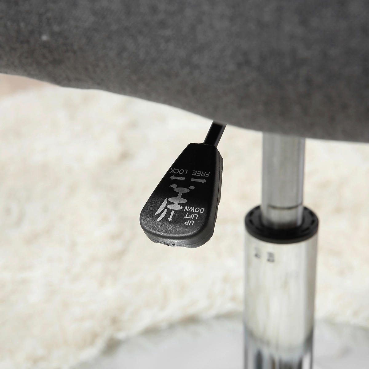 Hocker 833-757V01CG dunkelgrau 833-757V01CG - dunkelgrau (60,00/91,00/60,00cm) - HOMCOM