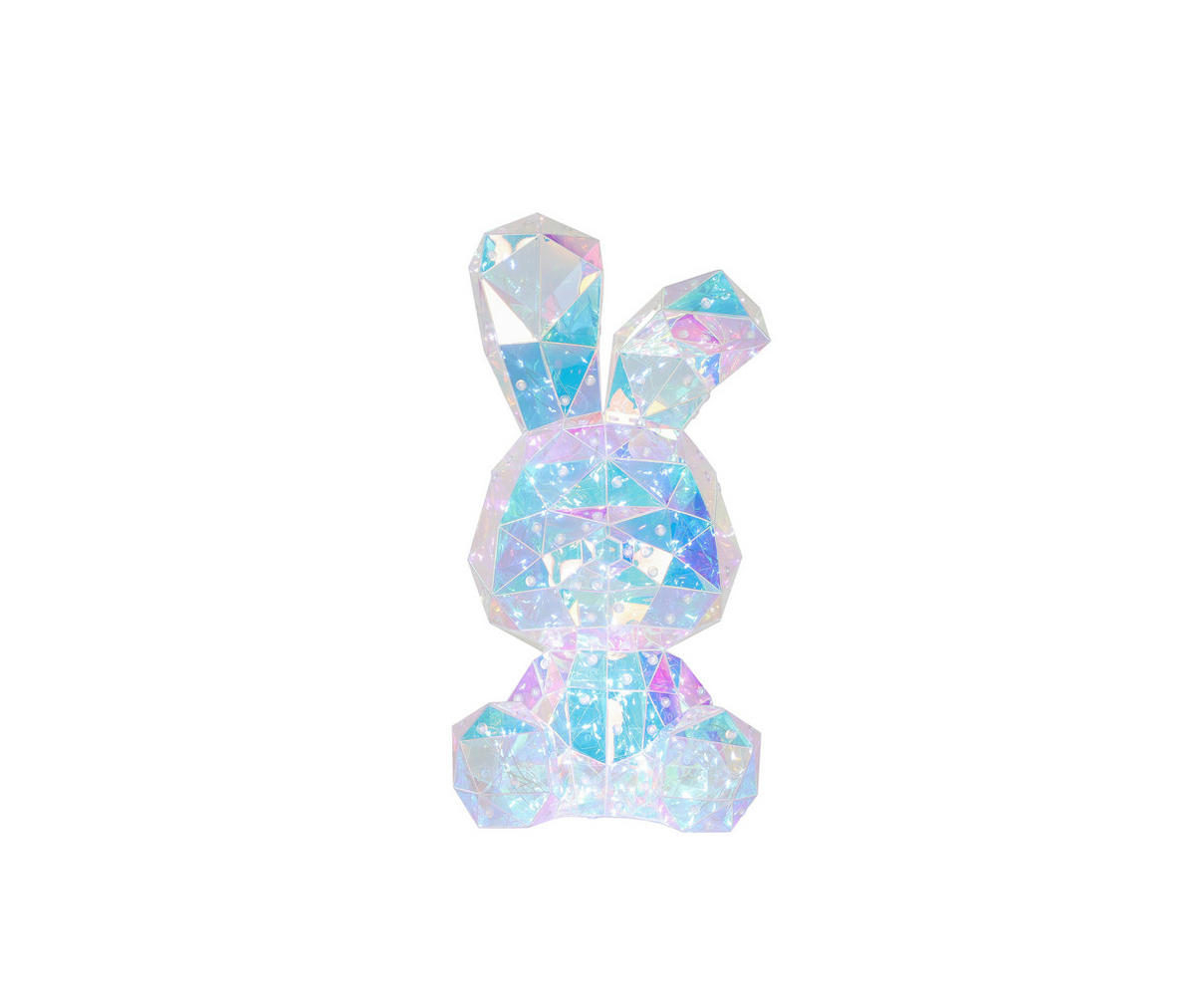 Nolo LED-Dekoleuchte transparent B/H/L: ca. 20x20x41 cm LED-Dekoleuchte_Hase - transparent (41,00/20,00/20,00cm) - Nolo