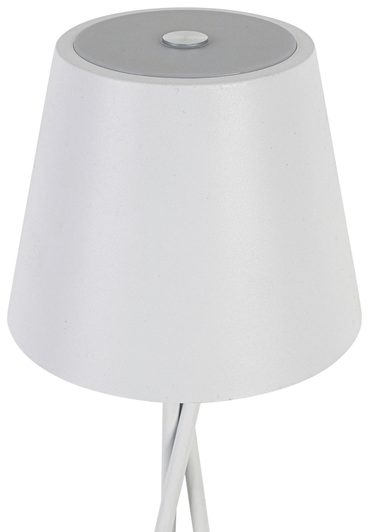 Tischleuchte weiß H/D: ca. 36x11 cm Akku-Tischleuchte_Malmö weiß - weiß (11,00/36,00cm) - Nolo Lighting