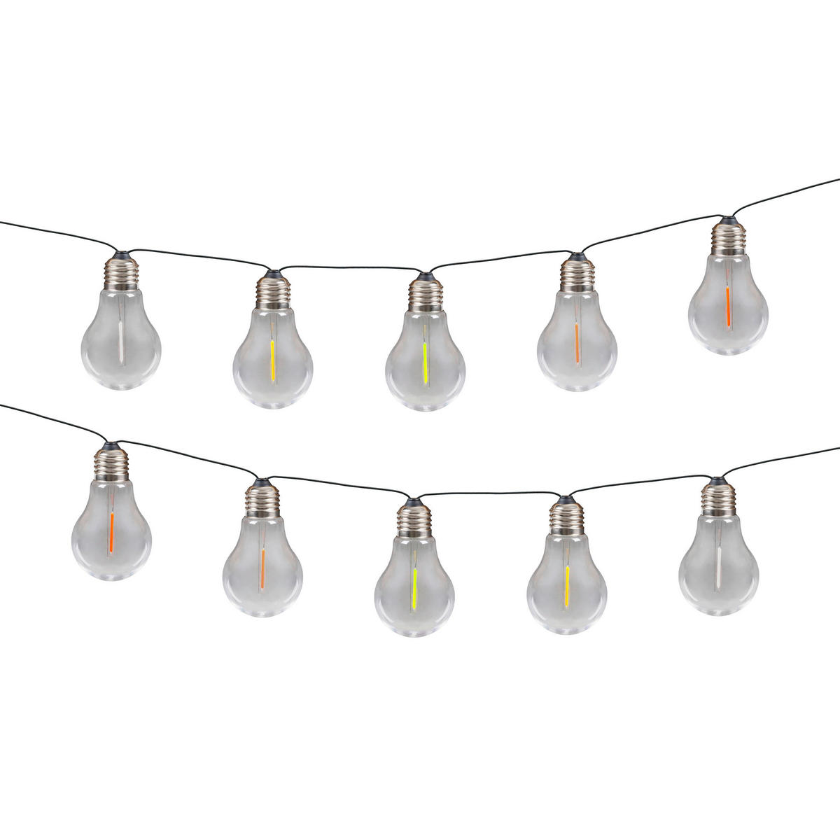 Solar-Lichterkette multicolor B/H/T: ca. 370x370x6 cm LINDA - multicolor (370,00/370,00/6,00cm) - Näve Leuchten