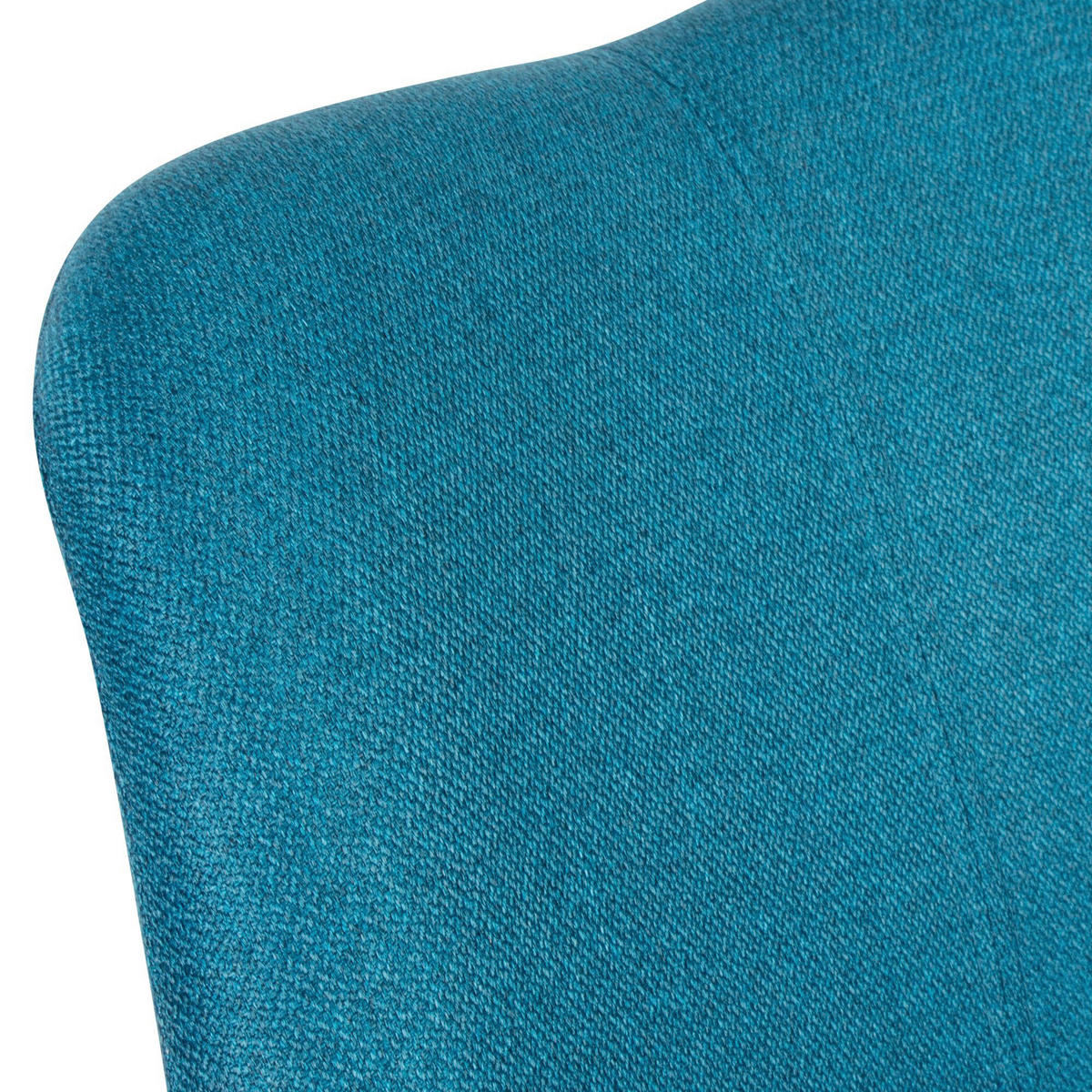 Stuhl 2er-Set blau schwarz Stoff Echtholz B/H/T: ca. 49x87x52 cm 2er-Set - blau/schwarz (49,00/87,00/52,00cm) - Wohnling
