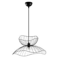 Opviq Pendelleuchte schwarz B/H/T/L/D: ca. 50x121x50x50x50 cm E27 1 Brennstellen Farac - schwarz (50,00/50,00/121,00cm) - Opviq