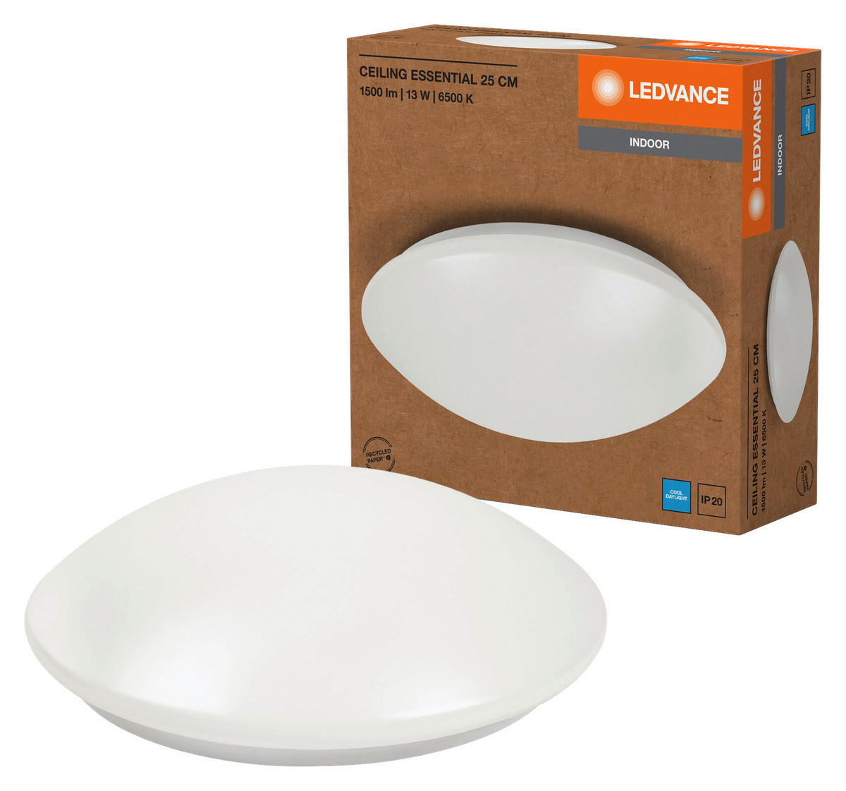 LEDVANCE Deckenleuchte weiß Kunststoff LED-Deckenleuchte_Essential - weiß - LEDVANCE