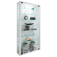 Vitrine Vitrosa Maxi weiß Holzwerkstoff Glas B/H/T: ca. 59x113x18 cm Vitrosa Maxi - weiß (59,00/113,00/18,00cm) - VCM Möbel