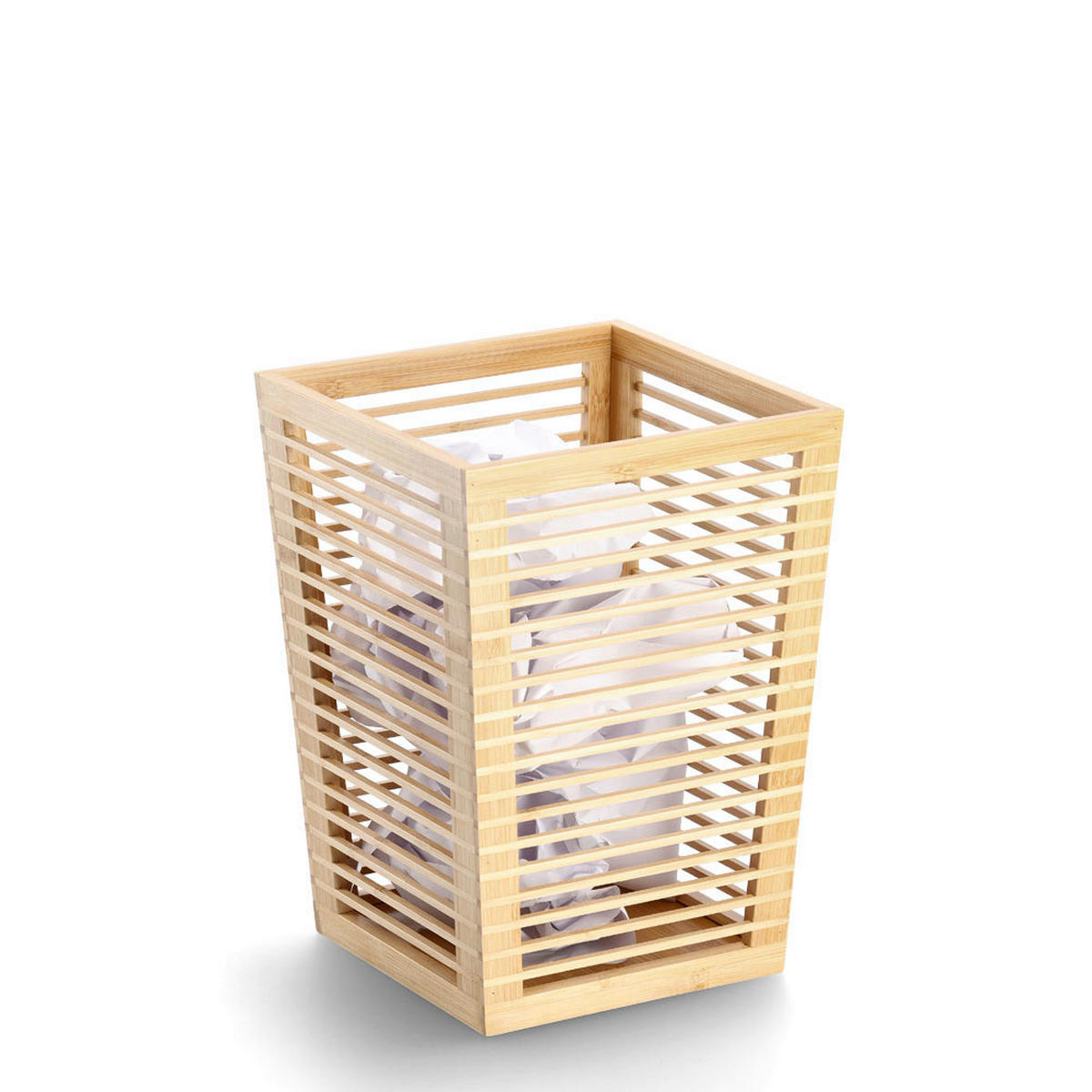 Zeller Papierkorb natur Bambus B/H/L: ca. 235x33x235 cm Papierkorb - natur (235,00/235,00/33,00cm) - Zeller