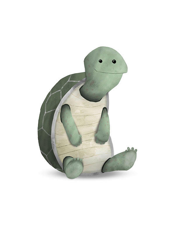 Komar Wandbild Cute Animal Turtle günstig online kaufen