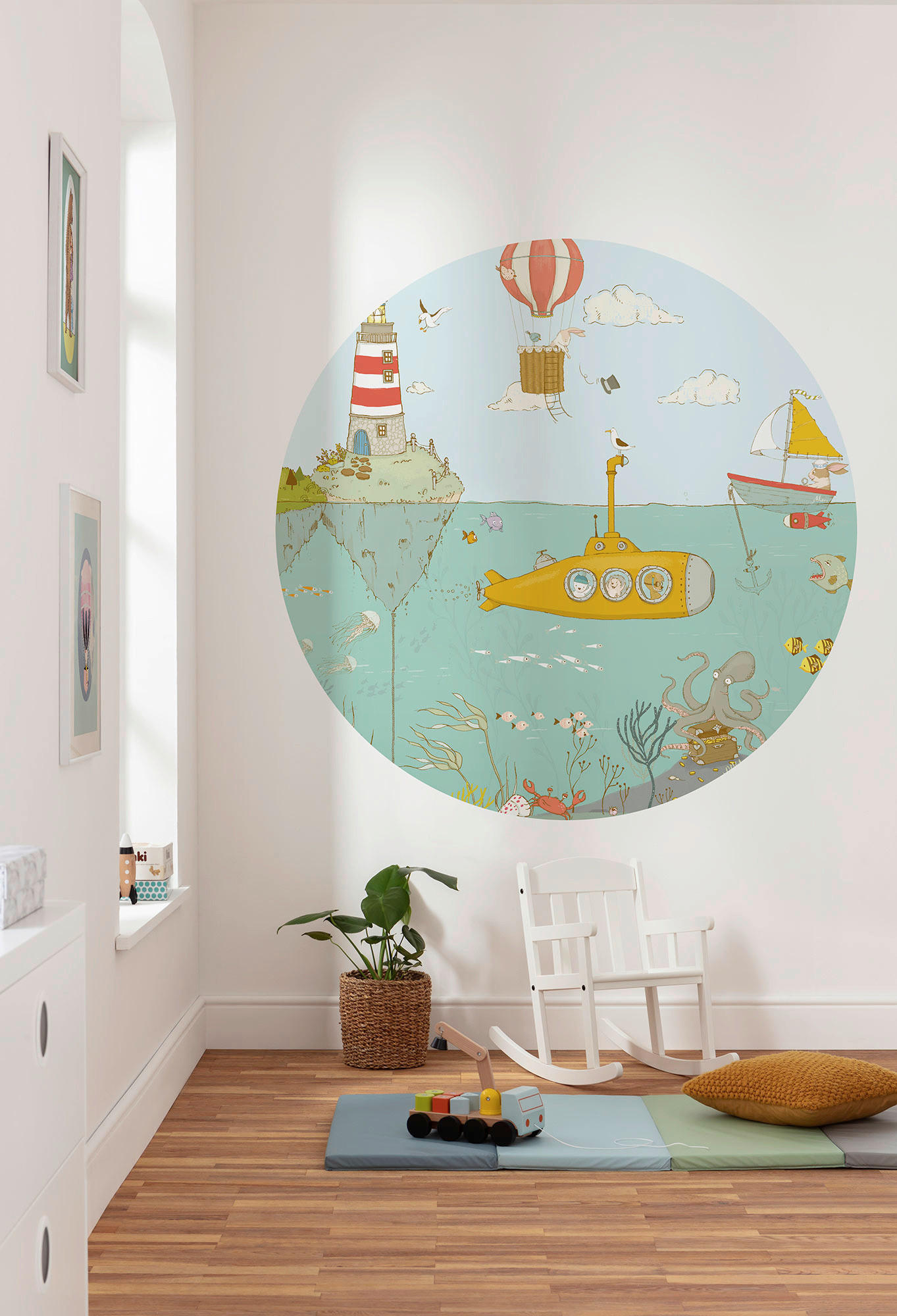 Komar Fototapete Underwater D: ca. 125 cm Underwater - (125,00cm) - Komar