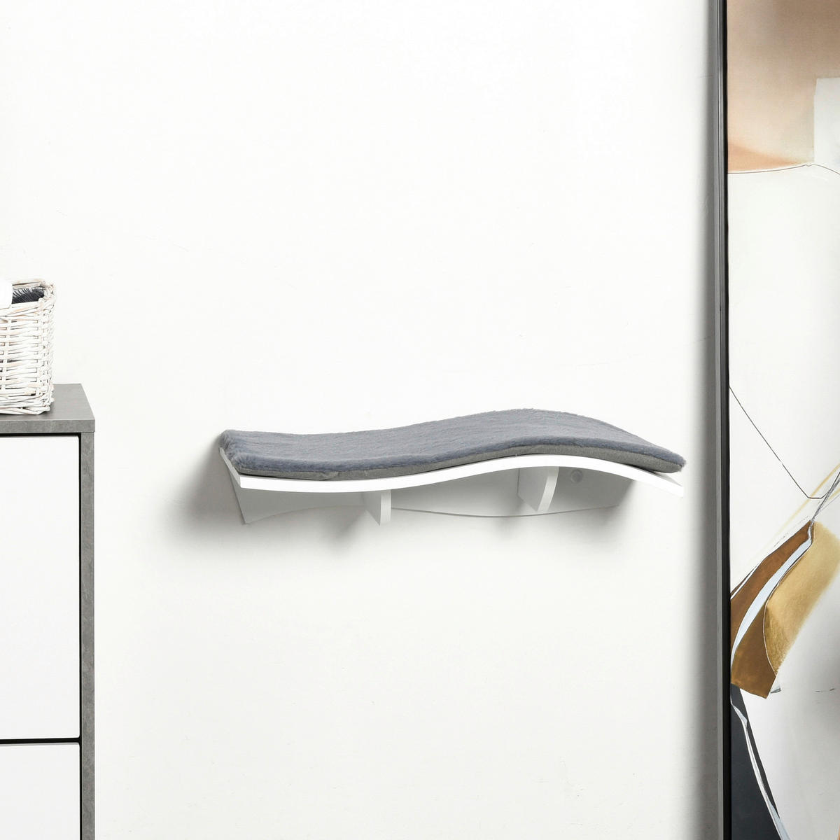 PawHut Katzenbett Katzenbett - (28,00/28,00/12,00cm) - PawHut