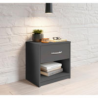 Nachtkonsole Pepe Graphit B/H/T: ca. 39x41x28 cm Pepe - Graphit (39,00/41,00/28,00cm)