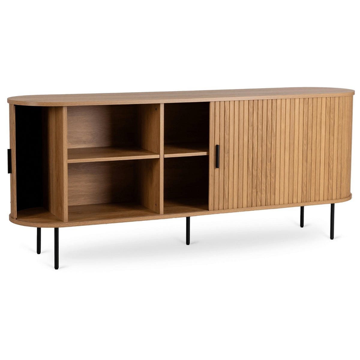 Kommode SELVA Eiche Sonoma Nachbildung B/H/T: ca. 180x76x40 cm SELVA - Eiche (180,00/76,00/40,00cm) - WIPMEB