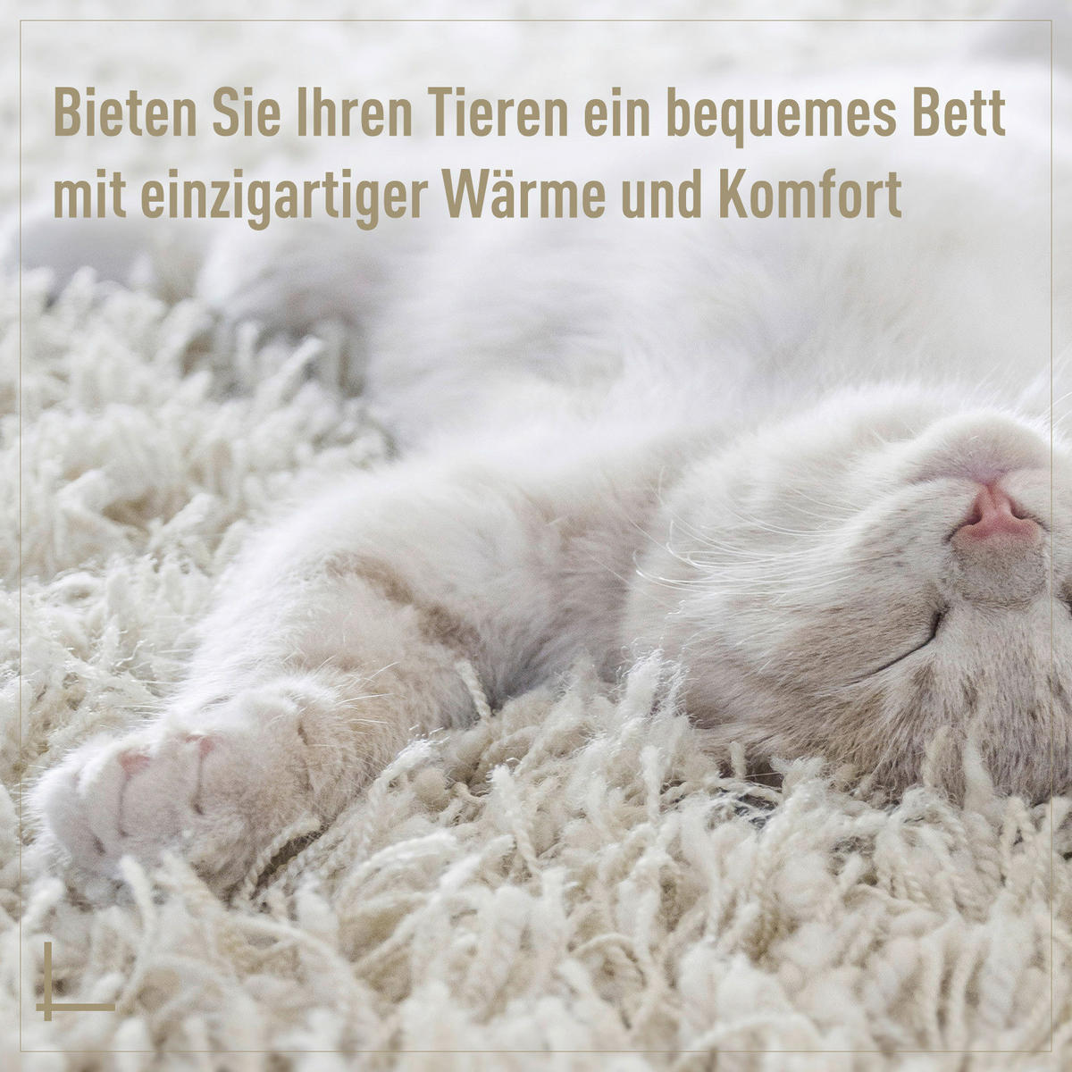 PawHut Katzenbett beige Kunststoff H/D: ca. 35x56 cm Katzenbett - beige (56,00/35,00cm) - PawHut