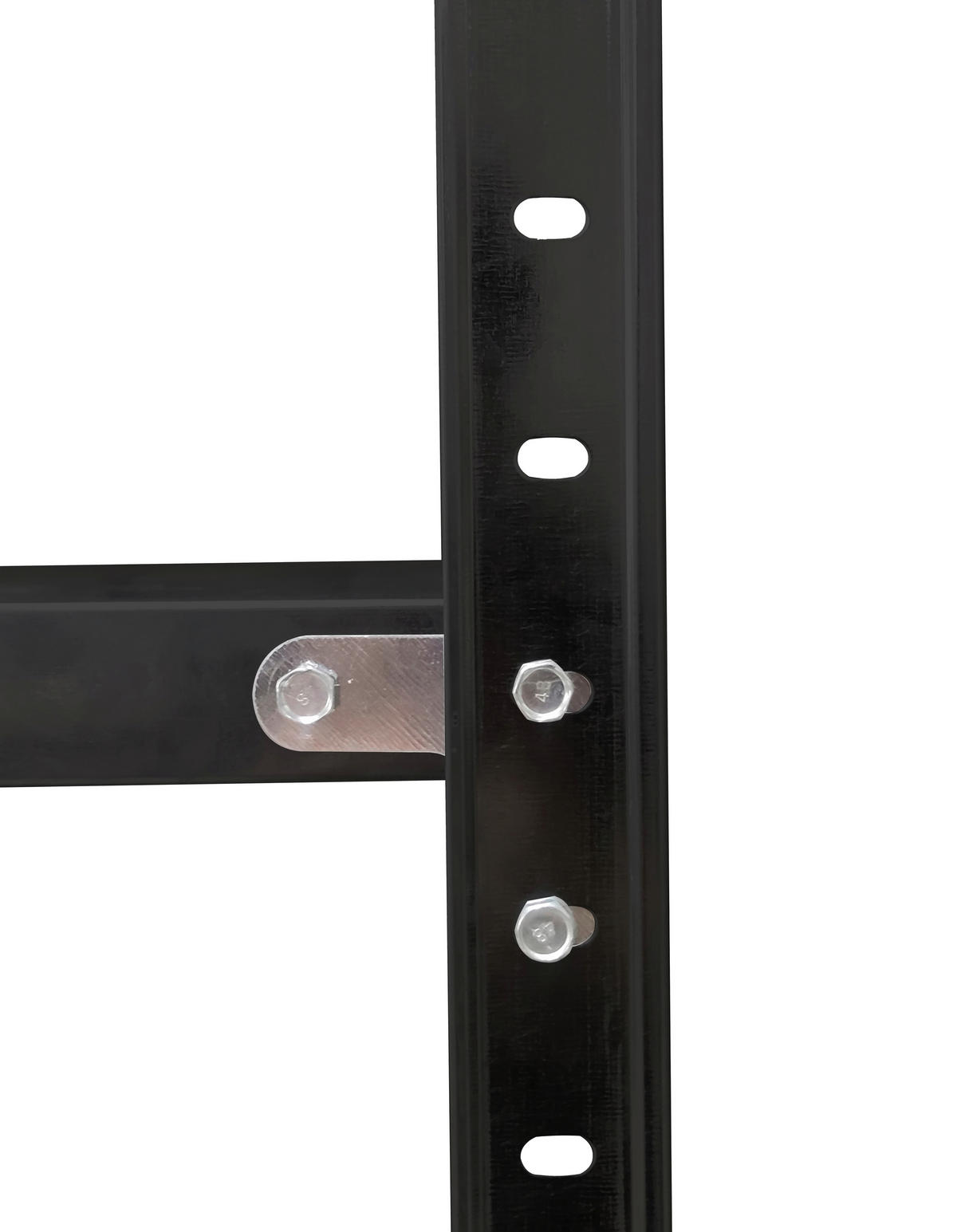 Schraubregal schwarz B/H/T: ca. 90x180x60 cm Schraubregal 180x90x60cm S - schwarz (90,00/180,00/60,00cm)