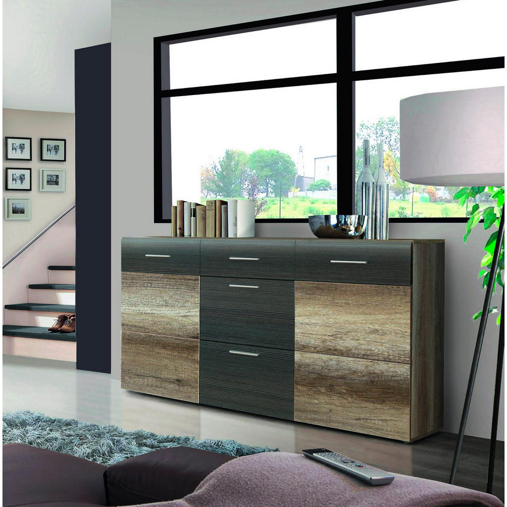 Thumbnail - Sideboard Eiche Antik Nachbildung Touchwood Nachbildung B/H/T: ca. 180x101x41 cm