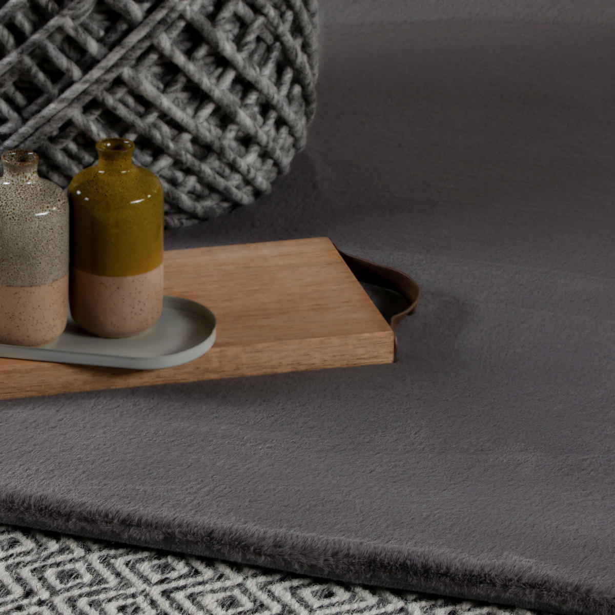 Obsession Teppich My Celesta grau B/L: ca. 80x150 cm My Celesta - grau (80,00/150,00cm) - Obsession