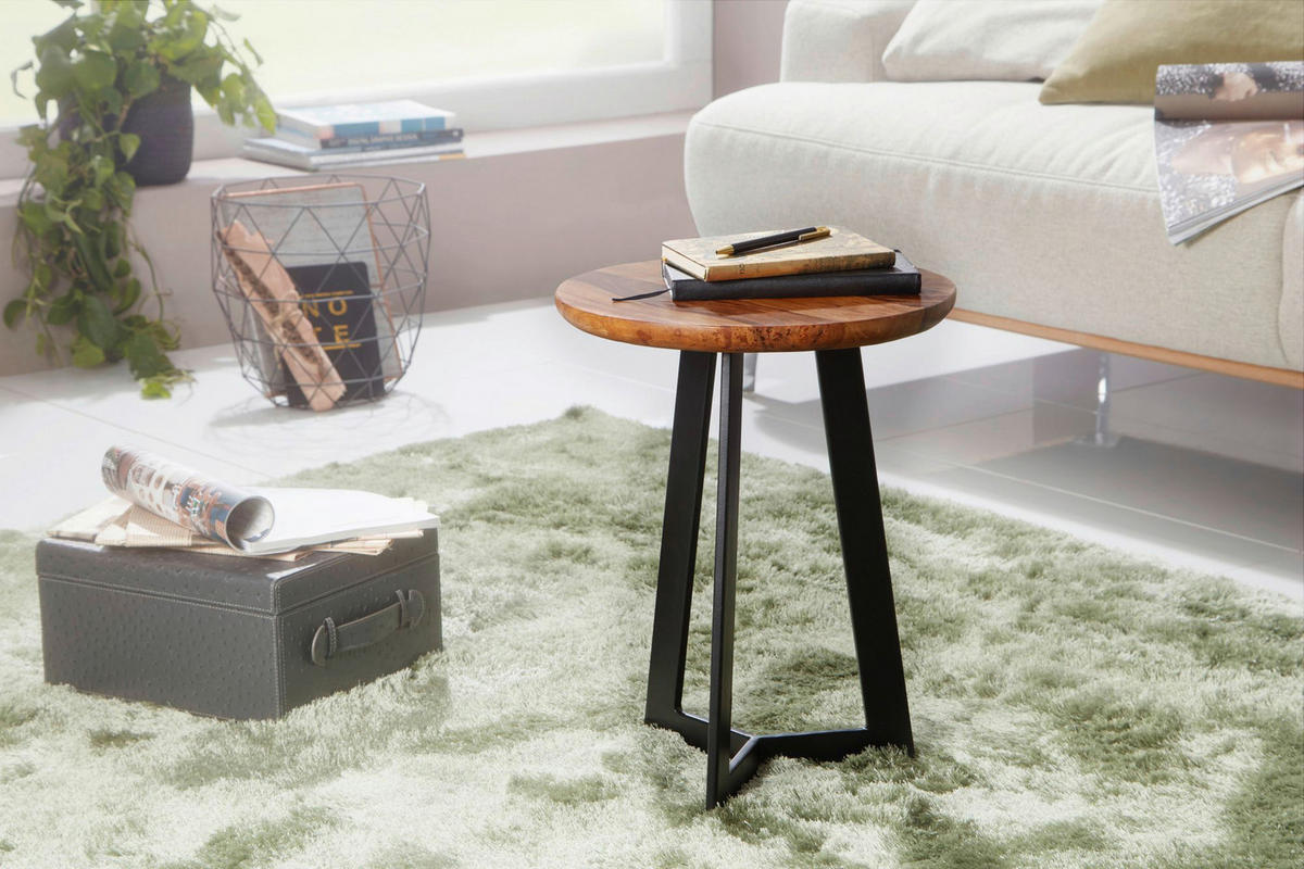 Beistelltisch rosenholz Holz B/H/T: ca. 35x45x35 cm Beistelltisch - rosenholz (35,00/45,00/35,00cm) - Wohnling
