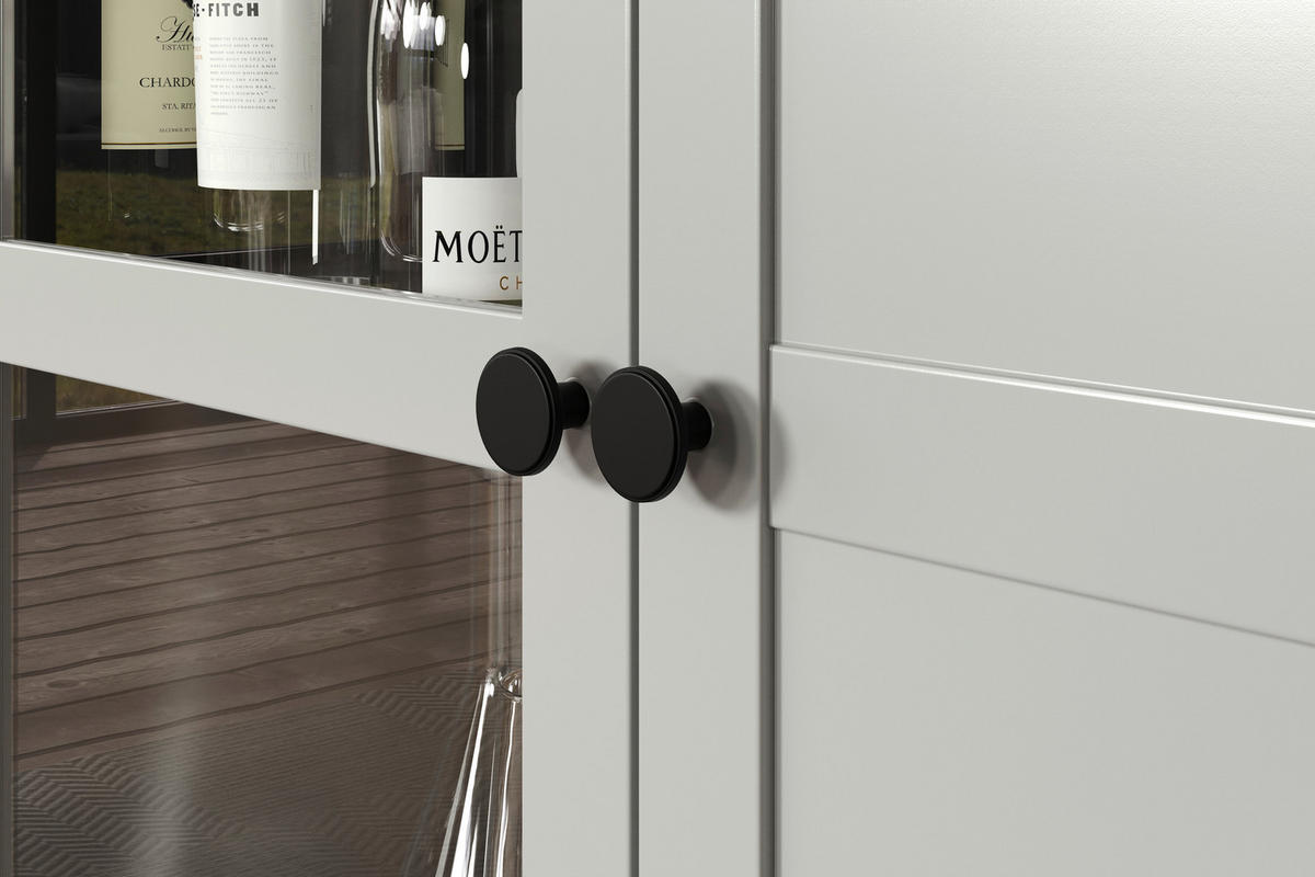 Highboard Landside Lichtgrau Eiche Artisan Nachbildung B/H/T: ca. 97x130x41 cm Landside - Lichtgrau/Eiche (97,00/130,00/41,00cm) - Trendteam
