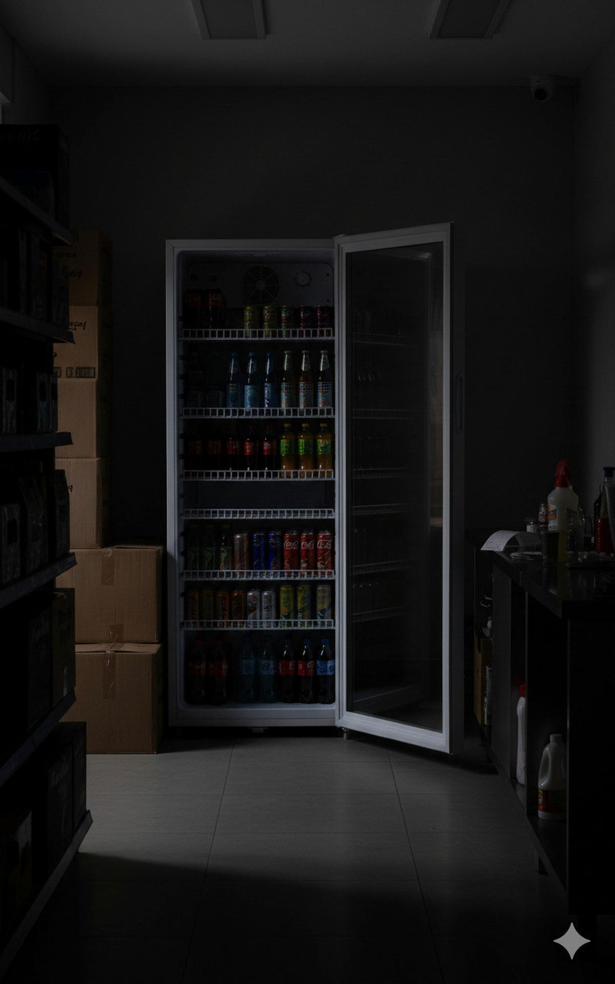 POCOline Glastürkühlschrank GTK 140-237 weiß B/H/T: ca. 54x140x55 cm Glastürkühlschrank GTK 140-237CW - weiß (54,00/140,00/55,00cm) - POCOline