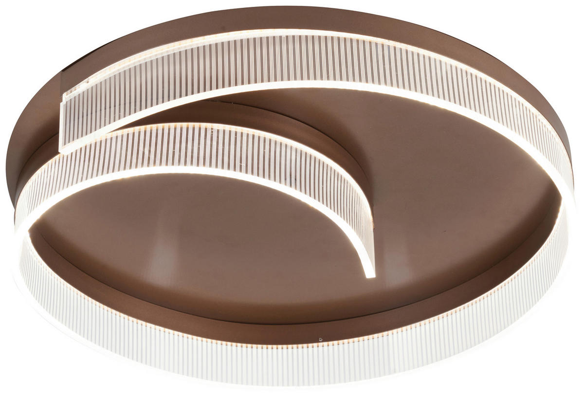 POCOline LED-Deckenleuchte Cappuccino Metall H/D: ca. 10x50 cm LED-Deckenleuchte_Alena - Cappuccino (50,00/10,00cm) - POCOline