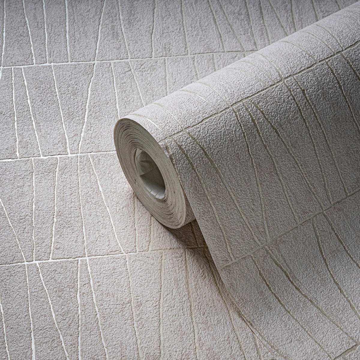 A.S.Création Vliestapete gold weiß B/H/D: ca. 53x1005x8,4 cm Vliestapete - gold/weiß (8,40/1005,00cm) - A.S.Creation