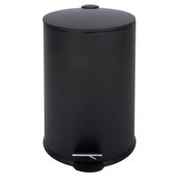 POCOline Treteimer mattschwarz Edelstahl Treteimer 20l - mattschwarz - POCOline