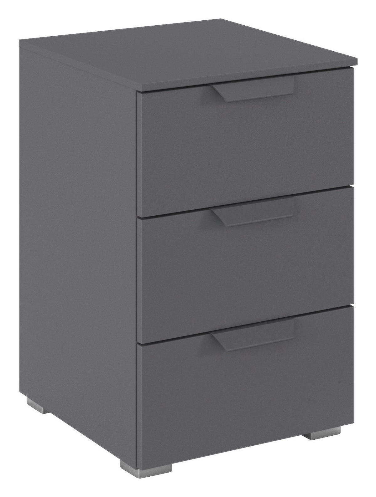 Nachtkonsole Aditio grau B/H/T: ca. 40x61x42 cm Aditio - Alu/grau (40,00/61,00/42,00cm)